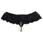 Calcinha Plus Size Fio Dental Tailandesa Perolas Brilham na Luz Negra