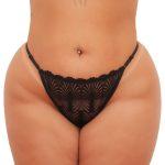 Calcinha Plus Size Personalizada Fio Dental Frase Puta