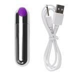 Vibrador Potente Bullet Recarregável USB 10 Vibrações