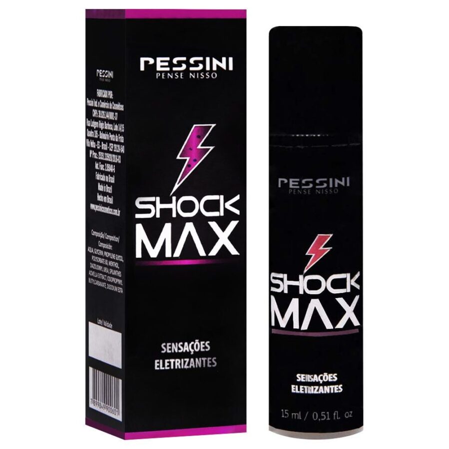 Gel Excitante Shock Max Vibrador Liquido Sensações Eletrizantes