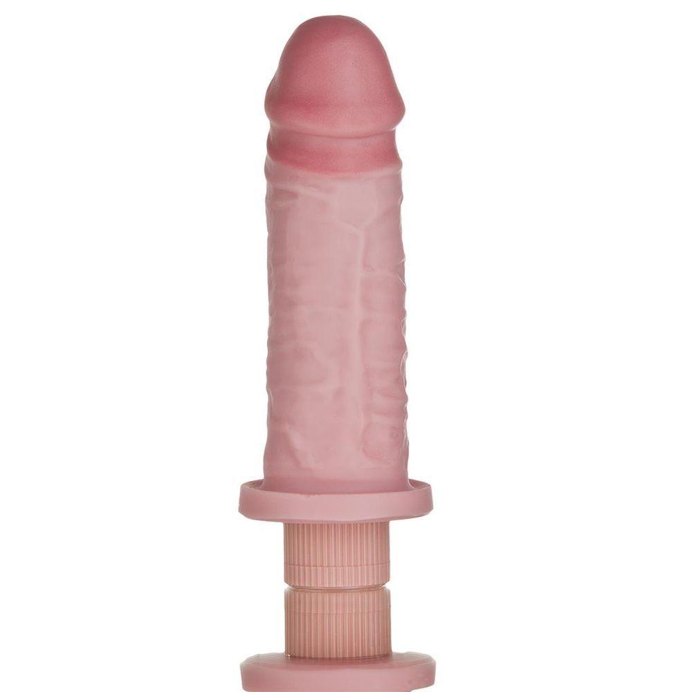 Pênis de Borracha Grande e Grosso Prótese Com Vibrador Puro Prazer 17x5cm -  SutilSexy Moda Íntima Sensual SexShop