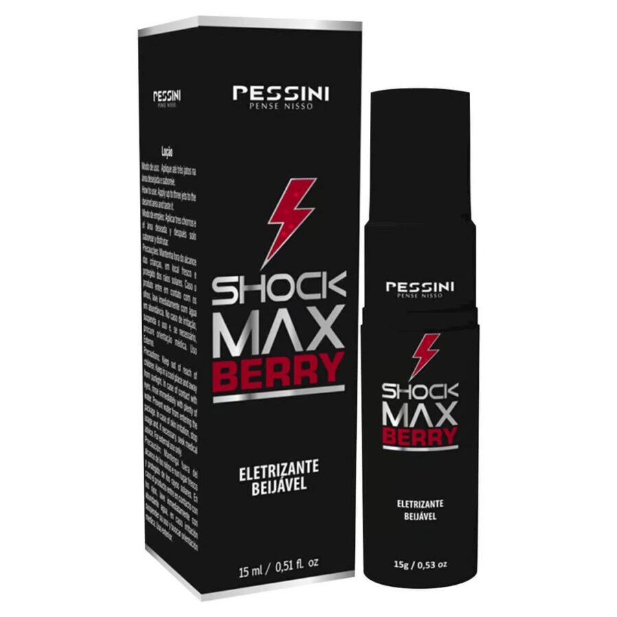 Gel Excitante Vibrações Eletrizantes Shock Max Berry