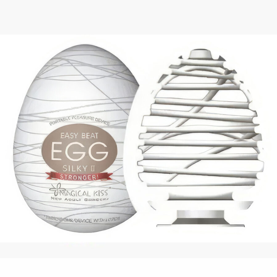 Masturbador Masculino Egg Silk Stronger Estimulador Portátil em Silicone Puro Prazer